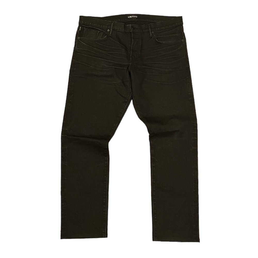 Tom Ford Mens Black Slim Fit Jeans
